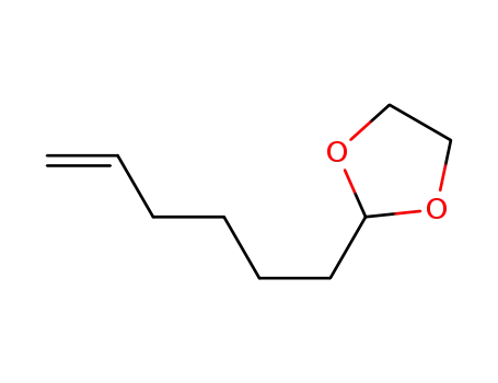 Molecular Structure of 1005002-50-5 (2-(hex-5-en-1-yl)-1,3-dioxolane)
