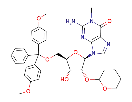 5'-O-dimethoxytrityl-N<sub>1</sub>-methyl-2'-O-(tetrahydropyran-2-yl)guanosine