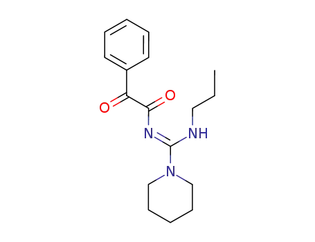 N-(Phenylglyoxyloyl)-N'-propyl-1-piperidincarboxamidin