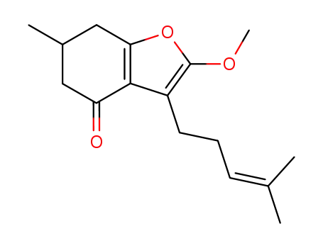 6,7-dihydro-2-methoxy-6-methyl-3-(4-methyl-3-pentenyl)-4(5H)-benzofuranone