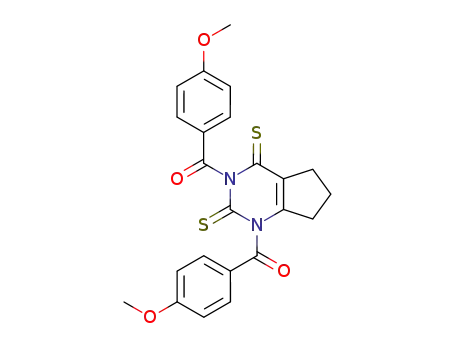 [3-(4-Methoxy-benzoyl)-2,4-dithioxo-2,3,4,5,6,7-hexahydro-cyclopentapyrimidin-1-yl]-(4-methoxy-phenyl)-methanone