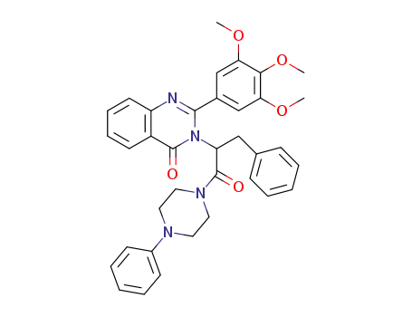 3-[1-Benzyl-2-oxo-2-(4-phenyl-piperazin-1-yl)-ethyl]-2-(3,4,5-trimethoxy-phenyl)-3H-quinazolin-4-one
