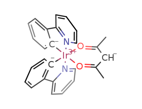 Bis(2-phenylpyridine)(Acetylacetonato)iridium(III)