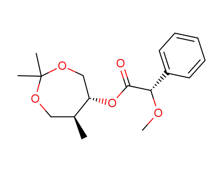 (S)-Methoxy-phenyl-acetic acid (5R,6S)-2,2,6-trimethyl-[1,3]dioxepan-5-yl ester