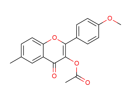 3-acetoxy-2-(4-methoxy-phenyl)-6-methyl-chromen-4-one