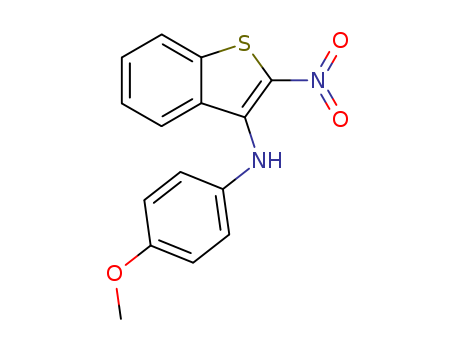 Benzo[b]thiophen-3-amine,N-(4-methoxyphenyl)-2-nitro-