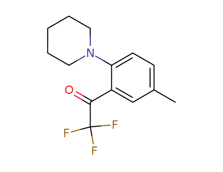 2,2,2-trifluoro-1-<5-methyl-2-(1-piperidinyl)phenyl>ethanone