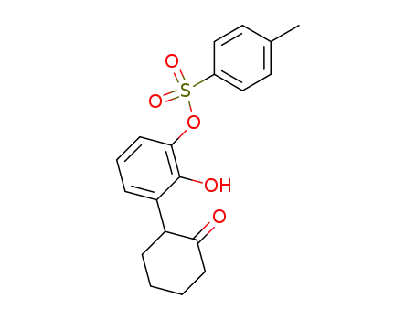 Cyclohexanone, 2-[2-hydroxy-3-[[(4-methylphenyl)sulfonyl]oxy]phenyl]-