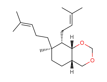 (4aS,7R,8S,8aS)-7-Methyl-8-(3-methyl-but-2-enyl)-7-(4-methyl-pent-3-enyl)-hexahydro-benzo[1,3]dioxine