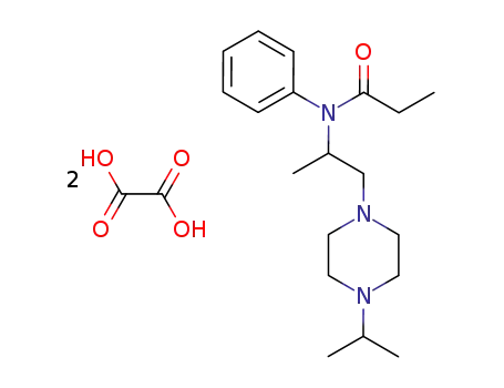 옥살산, N-페닐-N-[1-(4-프로판-2-일피페라진-1-일)프로판-2-일]프로파나미드