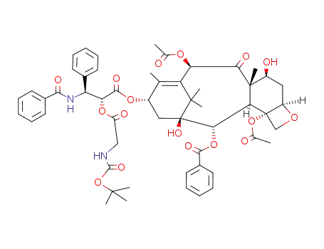 Molecular Structure of 117527-53-4 (2'-t-BOC-glycyltaxol)