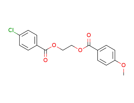 1-(4-methoxybenzoyloxy) 2-(4-chlorobenzoyloxy)ethane