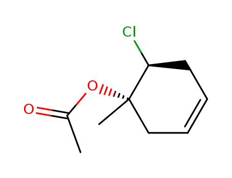 trans-5-Chlor-4-acetoxy-4-methyl-cyclohex-1-en
