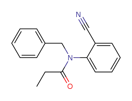 N-benzyl-N-propionyl-2-cyanoaniline