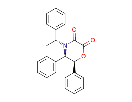 4-(R-1-phenylethyl)-(5R<sub>6</sub>S)-5,6-diphenylmorpholine-2,3-dione