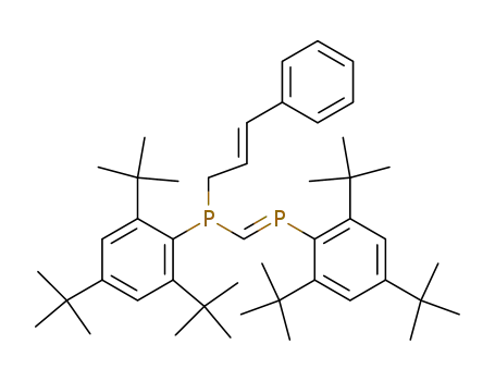 Phosphine,
(3-phenyl-2-propenyl)[2,4,6-tris(1,1-dimethylethyl)phenyl][[[2,4,6-tris(1,1-
dimethylethyl)phenyl]phosphinidene]methyl]-, (E,E)-