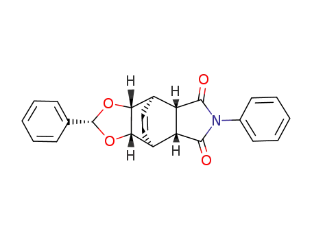 (2α,3aβ,4α,4aβ,7aβ,8α,8aβ)-4a,7a,8,8a-tetrahydro-2,6-diphenyl-4,8-etheno-4H-1,3-dioxolo<4,5-f>isoindole-5,7(3aH,6H)-dione