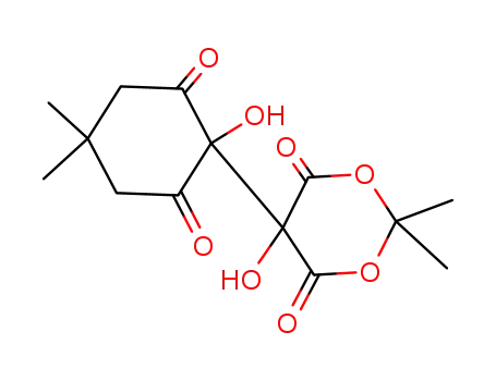 5-Hydroxy-5-(1-hydroxy-4,4-dimethyl-2,6-dioxocyclohexyl)-2,2-dimethyl-1,3-dioxan-4,6-dion