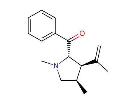 ((2S,3R,4R)-3-Isopropenyl-1,4-dimethyl-pyrrolidin-2-yl)-phenyl-methanone