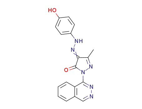 4-[(4-Hydroxy-phenyl)-hydrazono]-5-methyl-2-phthalazin-1-yl-2,4-dihydro-pyrazol-3-one