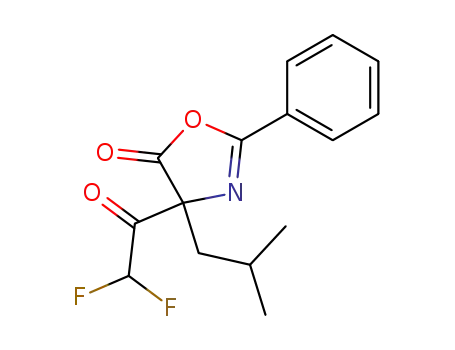 4-(2,2-Difluoro-acetyl)-4-isobutyl-2-phenyl-4H-oxazol-5-one