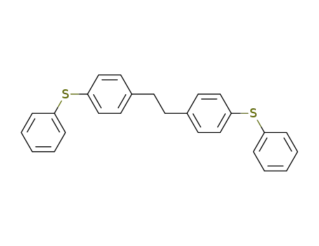 Molecular Structure of 72918-16-2 (1,2-Bis<4-(phenylthio)phenyl>ethane)
