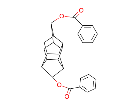 Molecular Structure of 89278-39-7 (7,12-bis(benzoyloxy)heptacyclo<6.6.0.0<sup>2,6</sup>.0<sup>3,13</sup>.0<sup>4,11</sup>.0<sup>5,9</sup>.0<sup>10,14</sup>>tetradecane)