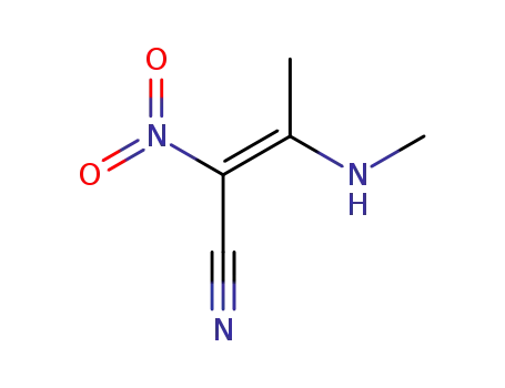 3-methylamino-2-nitro-2-butenenitrile