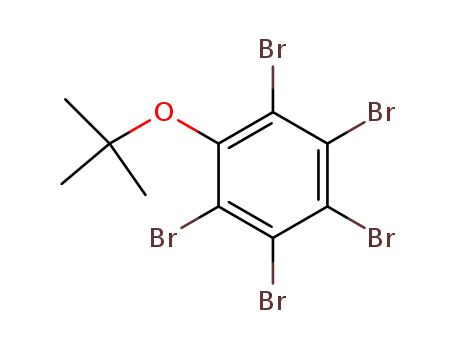 Molecular Structure of 89752-06-7 (Benzene, pentabromo(1,1-dimethylethoxy)-)