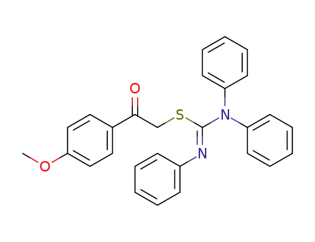 2-[2-(4-Methoxy-phenyl)-2-oxo-ethyl]-1,1,3-triphenyl-isothiourea
