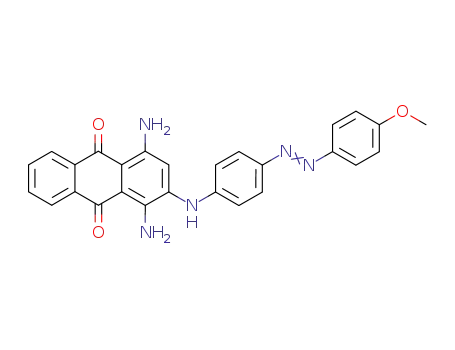 1,4-Diamino-2-[4-(4-methoxy-phenylazo)-phenylamino]-anthraquinone