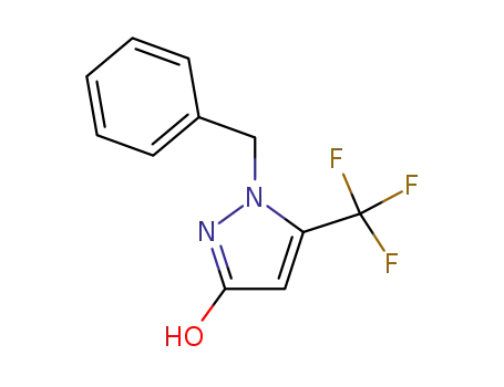 3H-Pyrazol-3-one, 1,2-dihydro-1-(phenylmethyl)-5-(trifluoromethyl)-