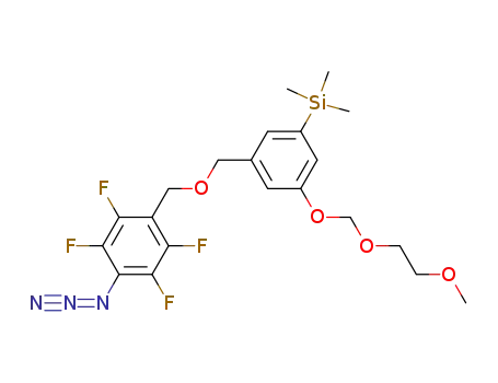 [3-(4-Azido-2,3,5,6-tetrafluoro-benzyloxymethyl)-5-(2-methoxy-ethoxymethoxy)-phenyl]-trimethyl-silane