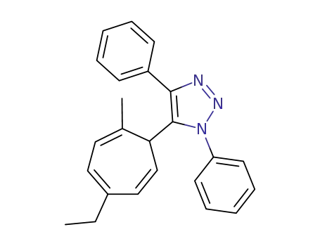 1-Methyl-4-ethyl-7-(1,4-diphenyl-1,2,3-triazol-5-yl)cycloheptatriene