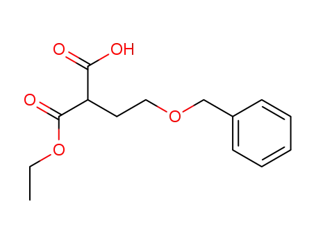 (+/-)-4-benzyloxy-2-(ethoxycarbonyl)butanoic acid