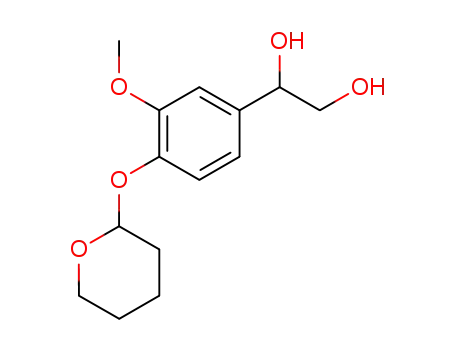 1-{3-Methoxy-4-[(oxan-2-yl)oxy]phenyl}ethane-1,2-diol