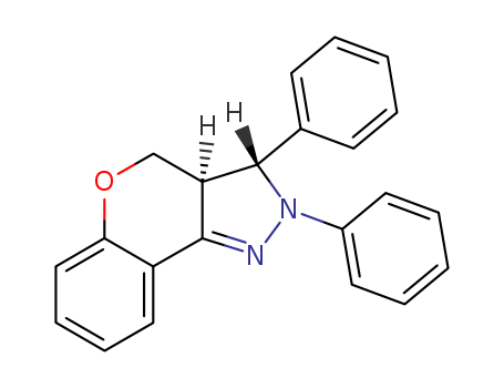 2,3-diphenyl-3,3a-dihydropyrazolo[4,3-c]-[2H]chromene