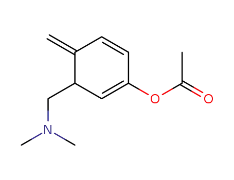Acetic acid 3-dimethylaminomethyl-4-methylene-cyclohexa-1,5-dienyl ester