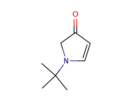 Molecular Structure of 96994-20-6 (3H-Pyrrol-3-one, 1-(1,1-dimethylethyl)-1,2-dihydro-)