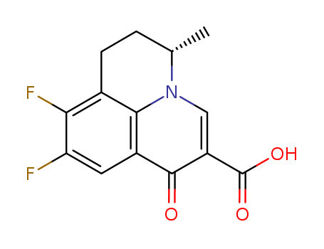 1H,5H-Benzo[ij]quinolizine-2-carboxylicacid, 8,9-difluoro-6,7-dihydro-5-methyl-1-oxo-