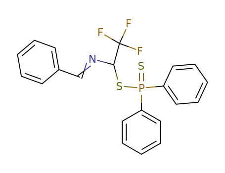 S-<1-(N-benzylideneamino)-2,2,2-trifluoroethyl>diphenyldithiophosphinate