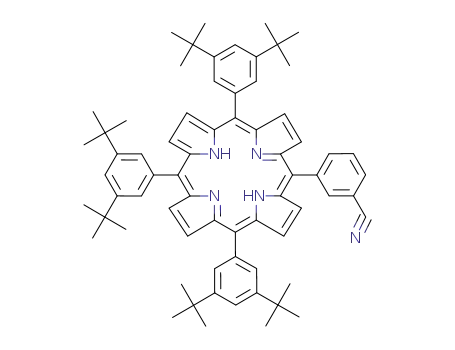 5-(3-cyanophenyl)-10,15,20-tri(3,5-di-tert-butylphenyl)porphiryn