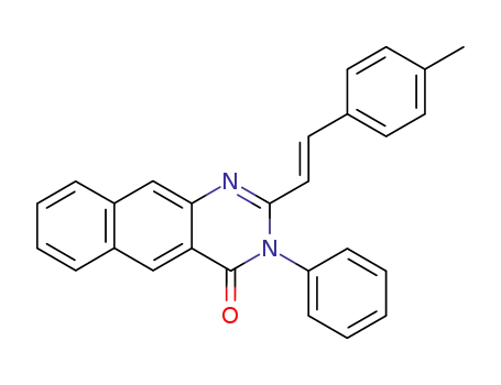3-Phenyl-2-((E)-2-p-tolyl-vinyl)-3H-benzo[g]quinazolin-4-one