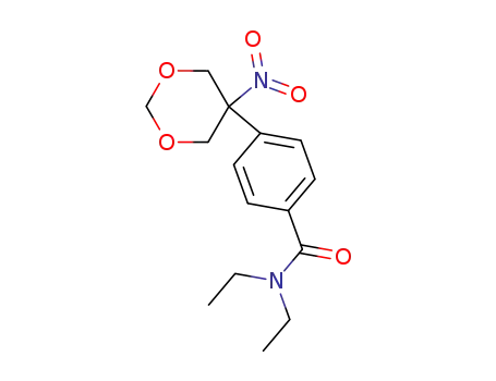 N,N-Diethyl p-(5-nitro-1,3-dioxa-5-cyclohexyl)benzamide