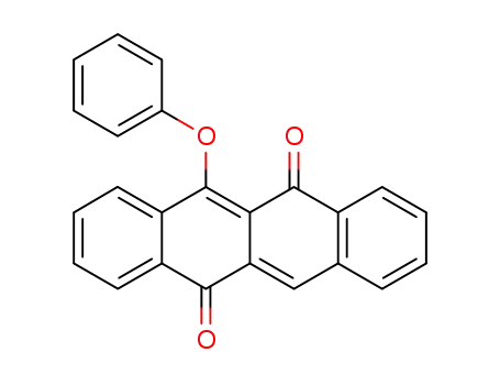 Molecular Structure of 35058-41-4 (5,11-Naphthacenedione, 6-phenoxy-)