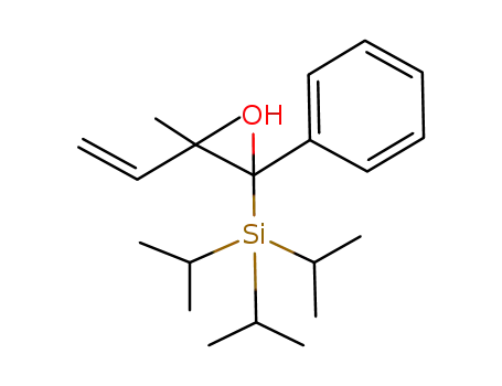 2,2-Dimethyl-1-phenyl-1-triisopropylsilanyl-but-3-en-1-ol