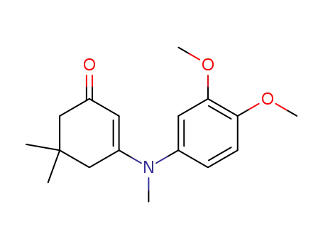 2-Cyclohexen-1-one,
3-[(3,4-dimethoxyphenyl)methylamino]-5,5-dimethyl-