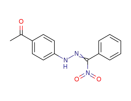 1-(4-{N'-[1-Nitro-1-phenyl-meth-(Z)-ylidene]-hydrazino}-phenyl)-ethanone
