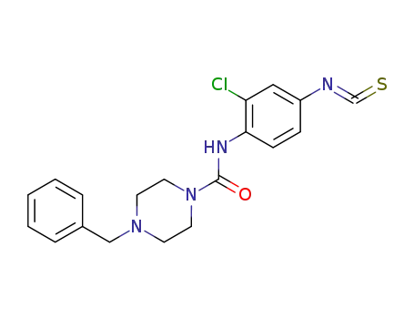 4-Benzyl-piperazine-1-carboxylic acid (2-chloro-4-isothiocyanato-phenyl)-amide