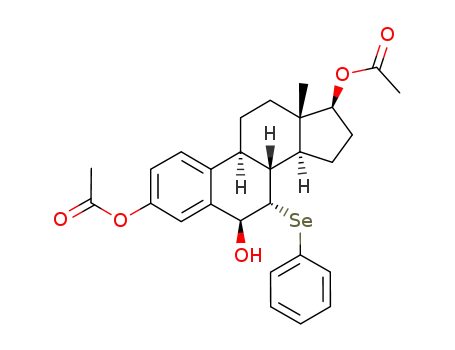 7α-(Phenylseleno)estra-1,3,5(10)-triene-3,6β,17β-triol 3,17-Diacetate